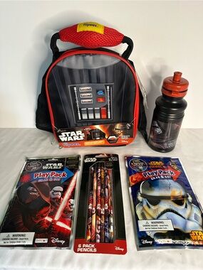 Star Wars Darth Vader Flipeez Lunch Bag, Water Bottle, Activity Sets and Pencils
